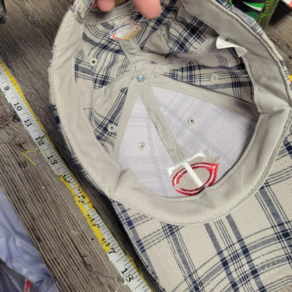 New Old Stock NWT Minnesota‎ Twins X Dairy Queen Plaid Baseball Hat 2012